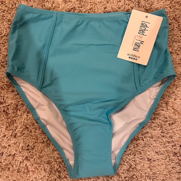 NWT Latched Mama High Waisted Swim Bottoms (XS) - Picture 2 of 6